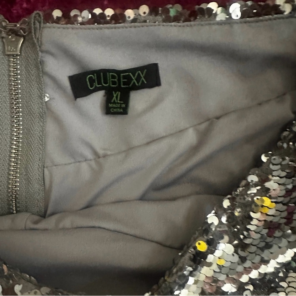 Silver Sequin Club EXX pants - Picture 7 of 9